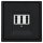 JUNG Serie LS Komplett-Set Graphitschwarz Matt: TAE-Anschlussdose TAE 3x6 NFN Up 0 rw + LS969TSWM Abdeckung f. TAE-Anschlussdose + LS981SWM Rahmen 1fach