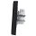 JUNG Serie LS Komplett-Set Graphitschwarz Matt: TAE-Anschlussdose TAE 3x6 NFN Up 0 rw + LS969TSWM Abdeckung f. TAE-Anschlussdose + LS981SWM Rahmen 1fach