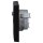 JUNG Serie LS Komplett-Set Graphitschwarz Matt: Triax EDA 302 F Antennendose 3-Loch SAT/TV/R + LS990SATSWM Abdeckung f. SAT-TV-Steckdose + LS981SWM Rahmen 1fach