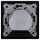 JUNG Serie LS Komplett-Set Graphitschwarz Matt: Triax EDA 302 F Antennendose 3-Loch SAT/TV/R + LS990SATSWM Abdeckung f. SAT-TV-Steckdose + LS981SWM Rahmen 1fach