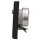 JUNG Serie LS Komplett-Set Graphitschwarz Matt: Antennensteckdose 4-Loch GUT 400 + LS990-4SAT2SWM Abdeckung f. SAT-TV-Steckdose Ankaro + LS981SWM Rahmen 1fach