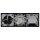 JUNG Serie LS Komplett-Set Graphitschwarz Matt: Antennensteckdose EDU 04 F + LS990TVSWM Abdeckung + Cat.6A UAE-Cat.6A iso-8/8 Up 0 + LS969-2UASWM Abdeckung + LS1520SWM Schuko Steckdose + LS983SWM Rahmen 3fach