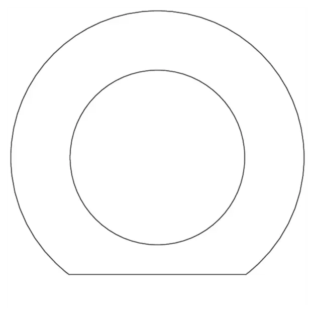 Berker 9023289055SP Kunststoffunterlage für Glasendrahmen 1fach Serie Glas klar