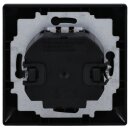 Busch-Jaeger Busch-balance SI Set: 1x 64851 U LED-Dimmer-Einsatz flex + 1x 64711 Bedienelement flex 1-fach + 1x 6234-10-915 Wippe 1-fach + 1x 1721-915 1-fach Rahmen Schwarz Matt