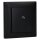 Busch-Jaeger Busch-balance SI Set: 1x 64851 U LED-Dimmer-Einsatz flex + 1x 64711 Bedienelement flex 1-fach + 1x 6234-10-915 Wippe 1-fach + 1x 1721-915 1-fach Rahmen Schwarz Matt