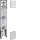 Hager ZH53X3T Komplettfeld universZ 1350mm 2ZP 1-feld