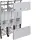 Hager ZL33X4T Komplettfeld universZ 1050mm 3ZP 3-feld