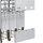Hager ZL3EL26T Komplettfeld universZ 1050mm 6ZP 3-feld
