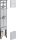 Hager ZH53X1T Komplettfeld universZ 1350mm 1ZP 1-feld
