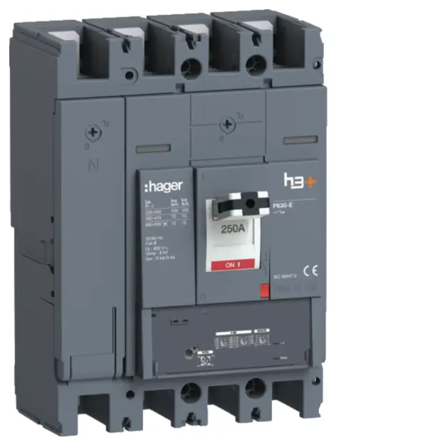 Hager HEW251GR Leistungsschalter h3+ P630 LSnI 4x250A 70
