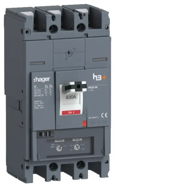 Hager HMW630DE Leistungsschalter h3+ P630 TM 3x630A 50kA