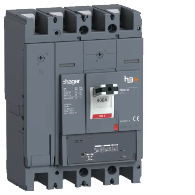 Hager HMW401GR Leistungsschalter h3+ P630 LSnI 4x400A 50