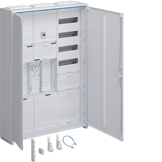 Hager ZB33ET225W1T Komplettschrank universZ 2ZP BKE-I APZ VT5 H=1100mm
