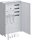 Hager ZB33ET225W1T Komplettschrank universZ 2ZP BKE-I APZ VT5 H=1100mm
