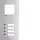 Hager RTQ104X Frontplatte intercom mono 4 Tasten