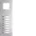 Hager RTQ108X Frontplatte intercom mono 8 Tasten