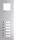 Hager RTQ106X Frontplatte intercom mono 6 Tasten