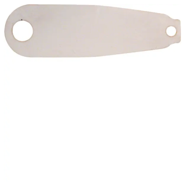 Hager REH014X Namensschild-Schlüssel Edelstahl