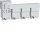 Hager SPE040R Fernmeldekontakt 4P