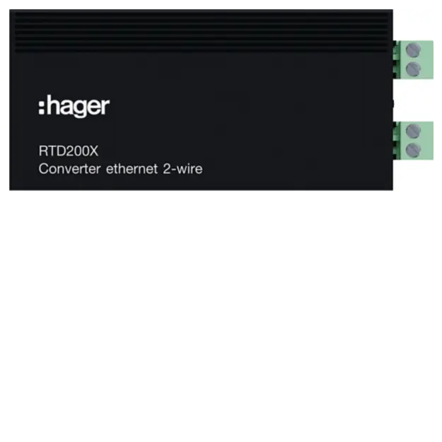 Hager RTD200X IP Konverter CAT auf 2Draht intercom