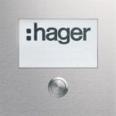 Hager REN009X Rund-Taster 1 WE LED-Schild groß modular
