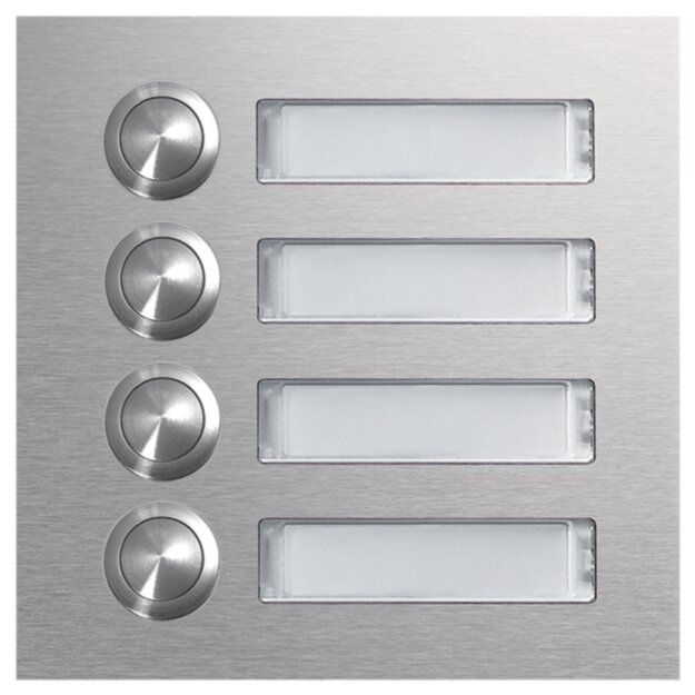 Hager REN004X Rund-Taster 4 WE LED-Schild modular
