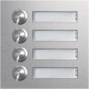 Hager REN004X Rund-Taster 4 WE LED-Schild modular