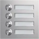 Hager REN004X Rund-Taster 4 WE LED-Schild modular