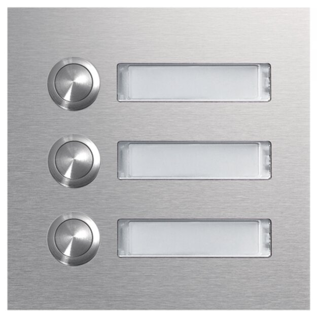 Hager REN003X Rund-Taster 3 WE LED-Schild modular