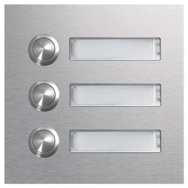Hager REN003X Rund-Taster 3 WE LED-Schild modular