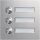 Hager REN003X Rund-Taster 3 WE LED-Schild modular
