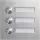 Hager REN003X Rund-Taster 3 WE LED-Schild modular