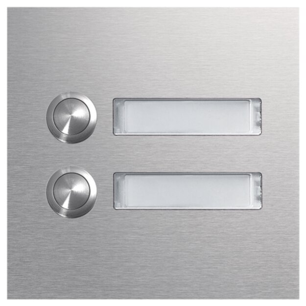 Hager REN002X Rund-Taster 2 WE LED-Schild modular