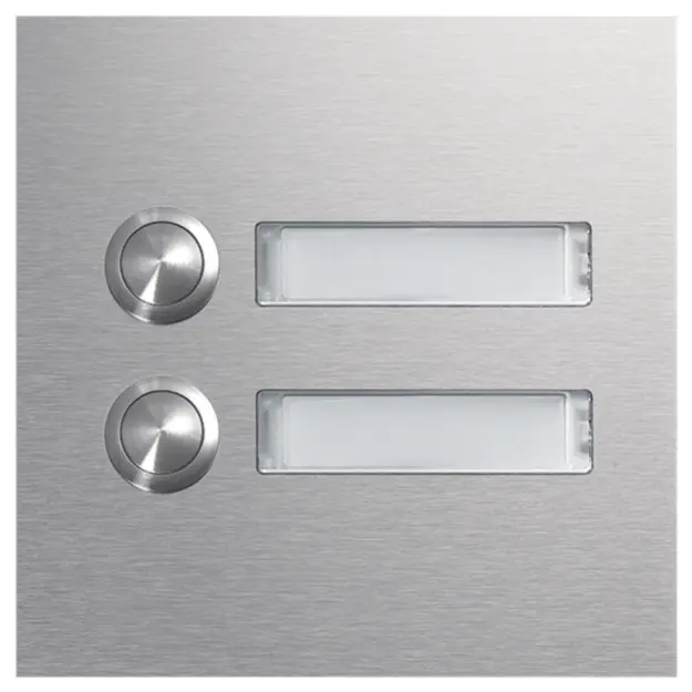 Hager REN002X Rund-Taster 2 WE LED-Schild modular