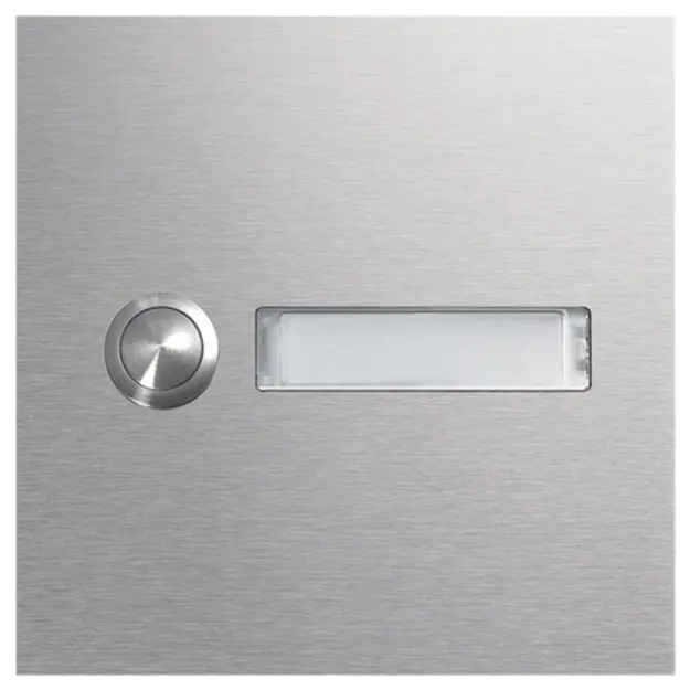 Hager REN001X Rund-Taster 1 WE LED-Schild modular