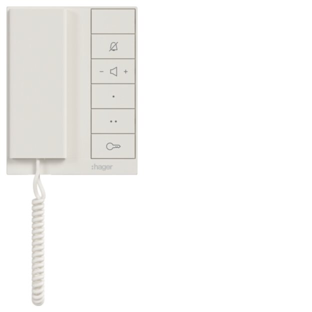 Hager RTQ640X innenstation adio IP Hörer intercom speak ws