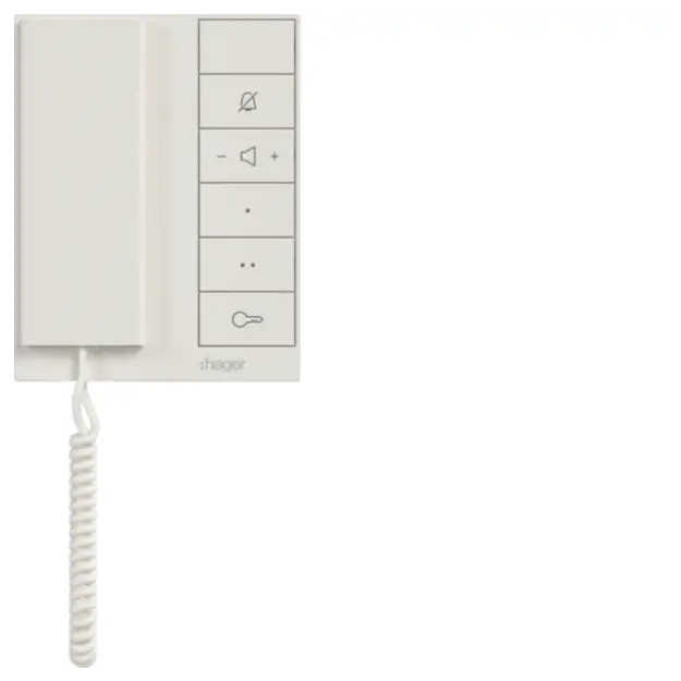 Hager RTQ640X innenstation adio IP Hörer intercom speak ws
