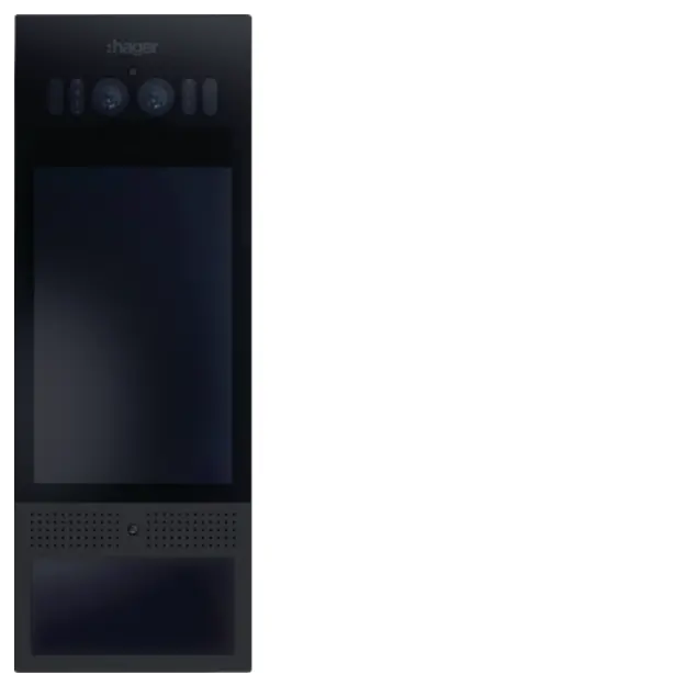 Hager RTQ540X Außenstation Touch IP intercom motion