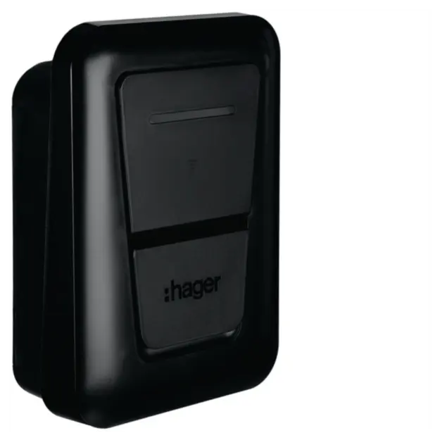 Hager XVL122S Ladestation witty plus mit Ladesteckdose