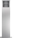 Hager REM405X modular Standsäulen 4/2 Edelstahl matt