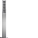 Hager REM404X modular Standsäulen 4/1 Edelstahl matt