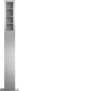 Hager REM404X modular Standsäulen 4/1 Edelstahl matt