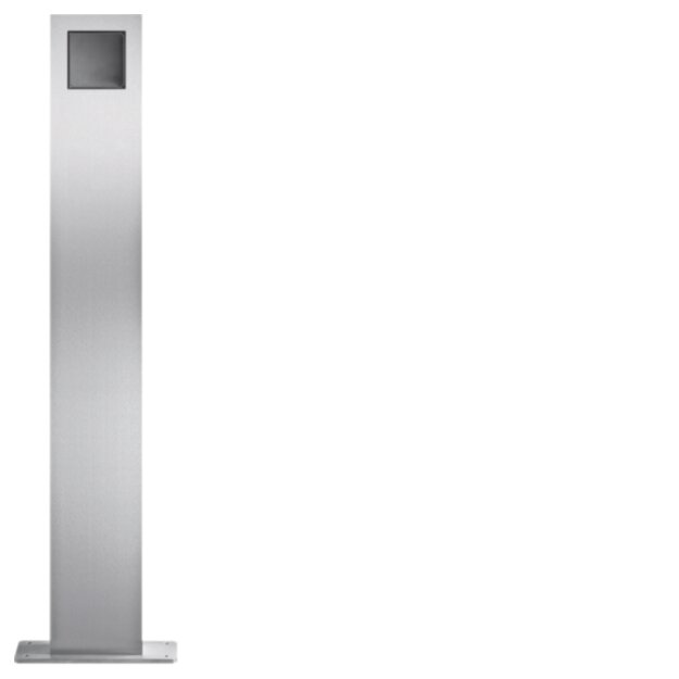 Hager REM401X modular Standsäulen 1/1 Edelstahl matt
