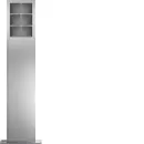 Hager REM406X modular Standsäulen 6/2 Edelstahl matt