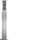 Hager REM403X modular Standsäulen 3/1 Edelstahl matt