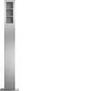 Hager REM403X modular Standsäulen 3/1 Edelstahl matt