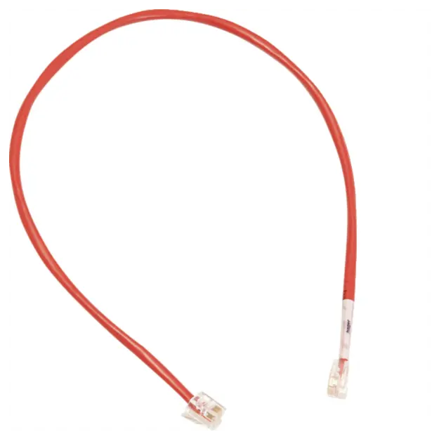 Hager ZZ12LMN030 Patch-Leitung RJ12 für LMN rot 300mm