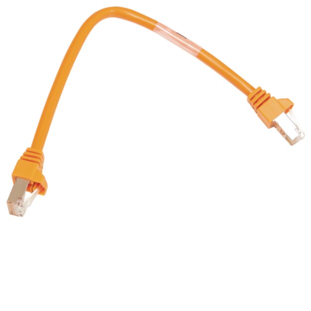 Hager ZZ45CLS050 Patch-Leitung RJ45 für CLS orange 500mm