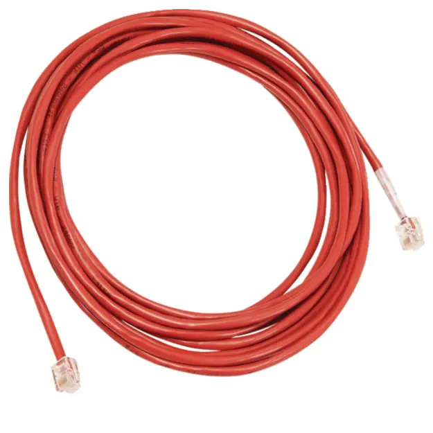 Hager ZZ12LMN999 Patch-Leitung RJ12 für LMN rot 10m