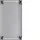 Hager REW306X UP-Gehäuse für intercom mono 1 Taste